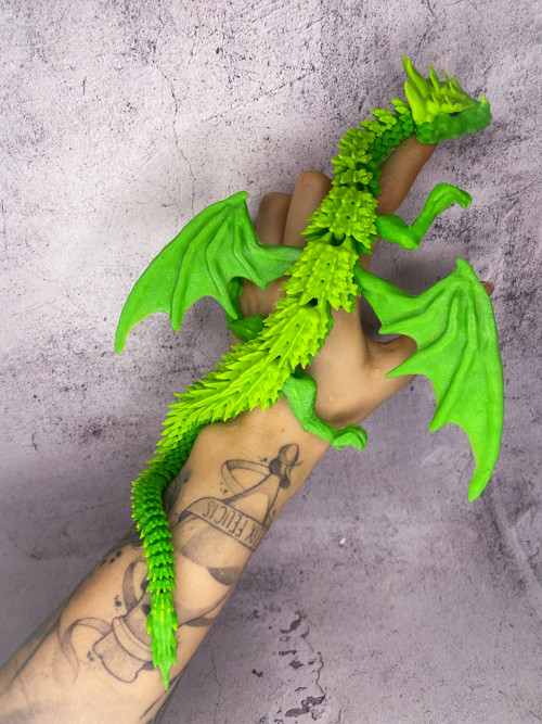 Flexi Fantasy Drak světle zelený — foto 2