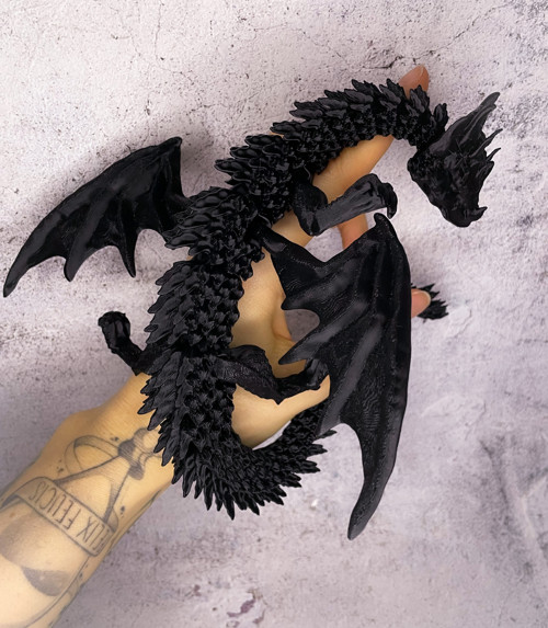 Flexi Fantasy Drak černý — foto 2