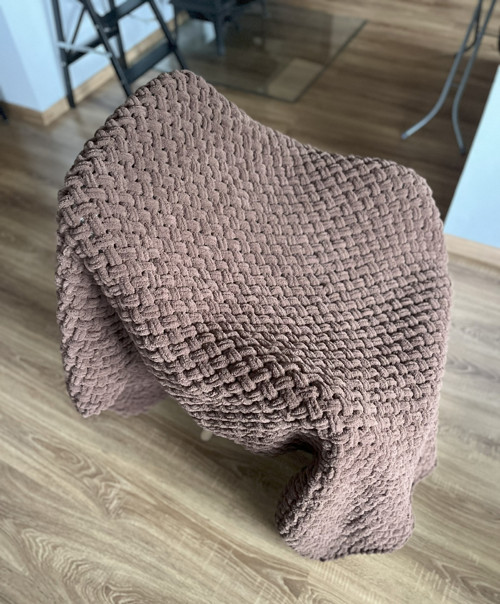 Pletená deka z příze Alize Puffy — foto 5