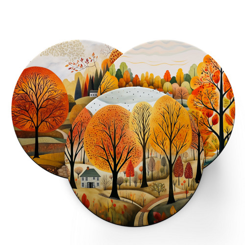 Podtácky FALL LANDSCAPE Set — foto 2