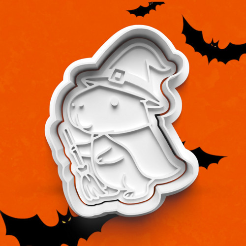 4x vykrajovátko halloween - kapybara — foto 5