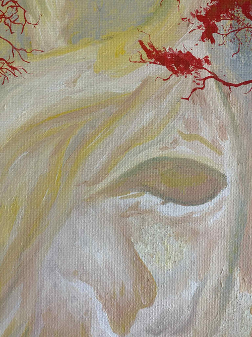 Matky savany - olejomalba 40x50cm — foto 3