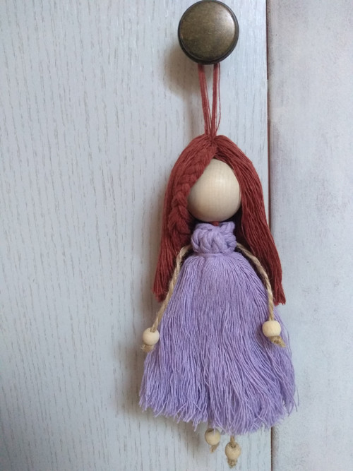 No.1 - levandulová macramé — foto 2
