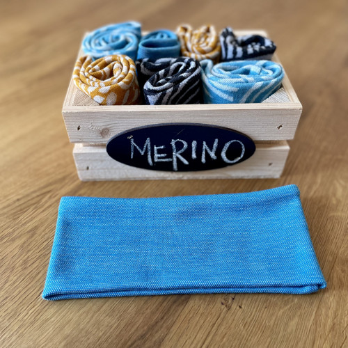 MERINO čelenka Modrá — foto 2
