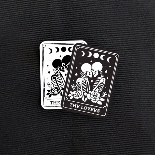 Samolepka tarot Milenci — foto 2
