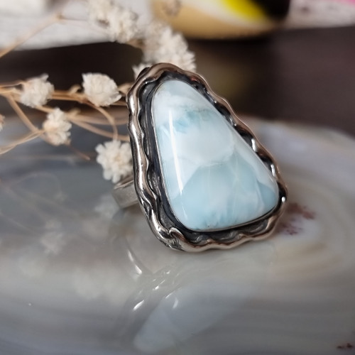 Prsten Larimar, Ag 925/1000 — foto 2