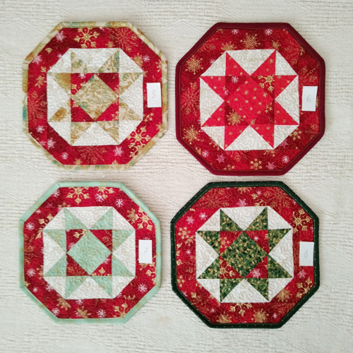 Patchworkové prostírání osmihran — foto 5