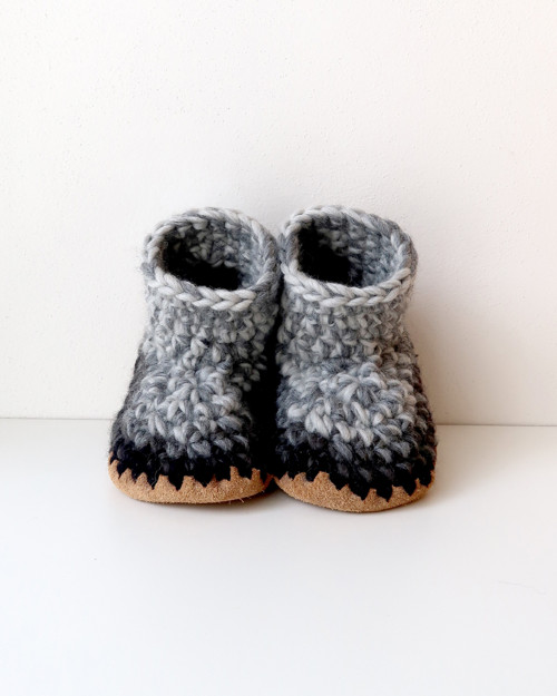 Bačkory vel.26 melír laděný do šeda — foto 2