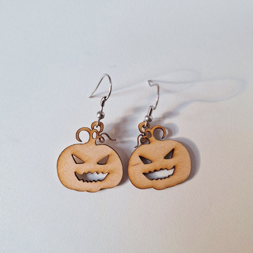 Náušnice Úsměv s Halloween "Dýně" — foto 2