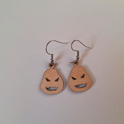 Náušnice Úsměv s Halloween "Dýně" — foto 2