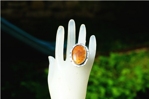 Nerezový prsten... " Oval sun ". — foto 2