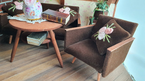 Roombox - malá místnost s nábytkem ve stylu 60. — foto 6