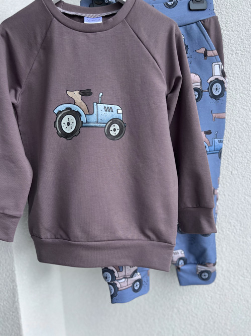 Tepláková souprava - Pejsek a traktor — foto 2