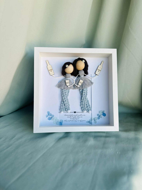Macrame Kamarádky v rámu — foto 3