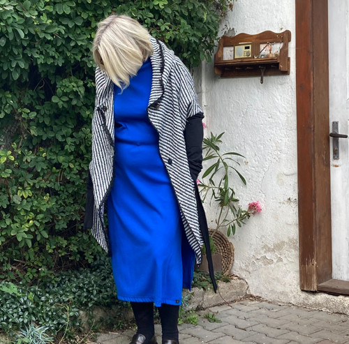 Kardigan černobílá — foto 3