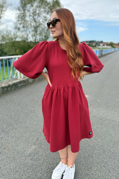 Vaflové šaty Bella — foto 4