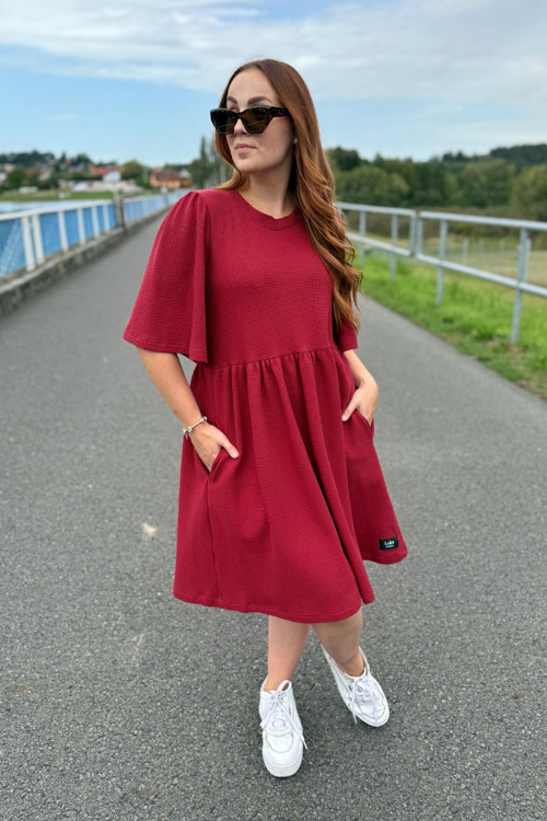 Vaflové šaty Bella — foto 3