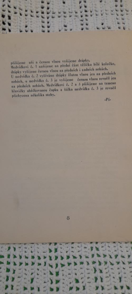 Háčkovaný medvídek Kuliferda — foto 5