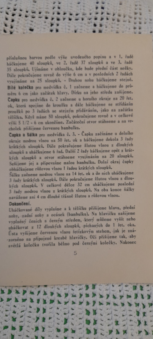 Háčkovaný medvídek Kuliferda — foto 2
