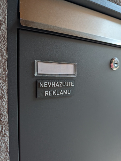 Štítek na schránku — foto 2