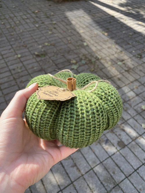 Pletená dýně zelená — foto 2