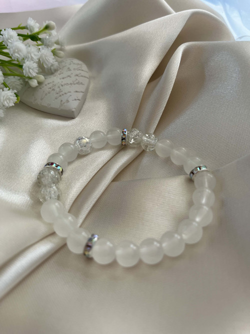 Náramek Bílá elegance — foto 3