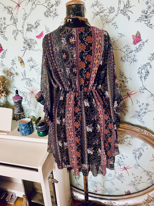 Boho vzory šaty podzimní — foto 5