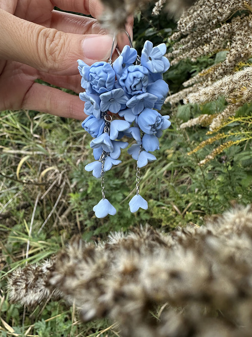 Náušnice - květy fantazie — foto 3