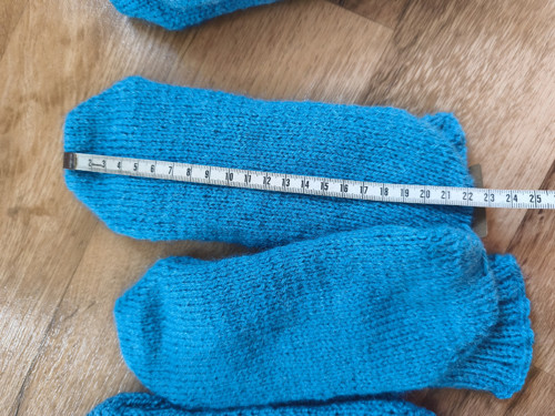 Pletené ponožky d.chodidla 22 cm — foto 2
