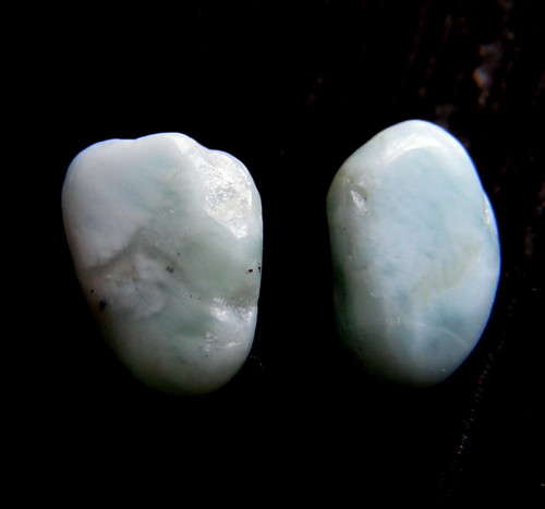 Larimar - tromlované kousky - pár — foto 2