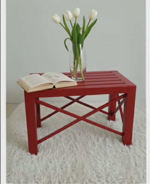 Stolček kovový, stoleček, taburet — foto 2