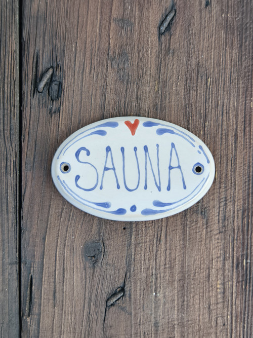 Cedulka Na Dveře Sauna — foto 4