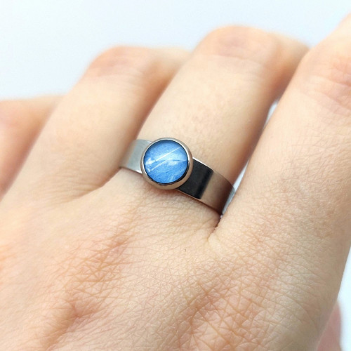 Modrý prstýnek — foto 2