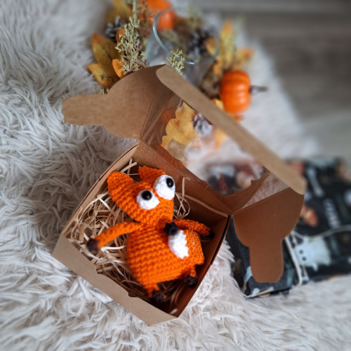 Háčkovaná brož lištička — foto 4