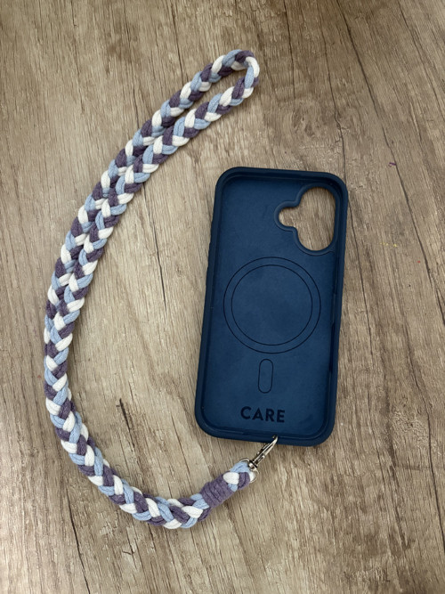 Macramé popruh na telefon či klíče — foto 3