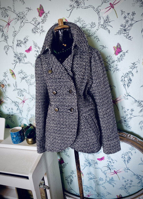 Kabátek dandy tvídový — foto 3