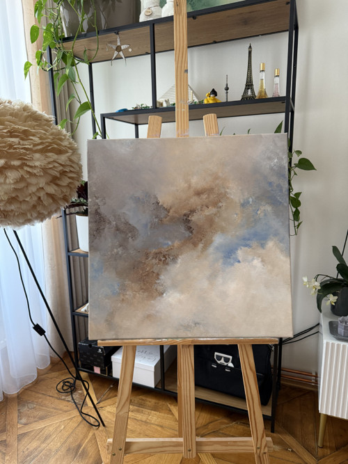 Abstraktní obraz - 60x60 — foto 2