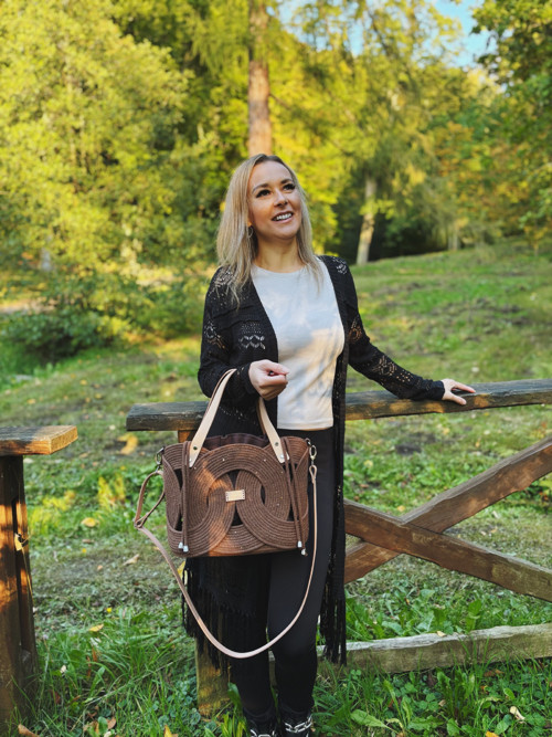 Krásná kabelka ze šňůr — foto 5