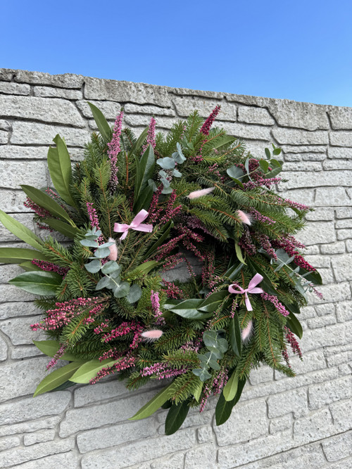 Věnec s vřesem a eucalyptem — foto 2