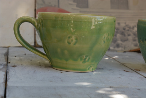 Zelený s kvítky, 0.65 l — foto 2