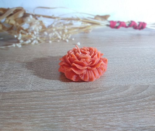 Svíčka karafiát - oranžová — foto 4