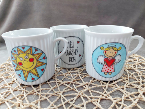 Malovaný hrníček s andílkem — foto 6