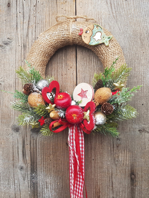 Adventní věneček s kapříkem — foto 2