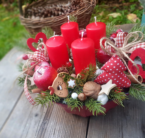 Adventní svícen "Vánoce tradičně" — foto 2