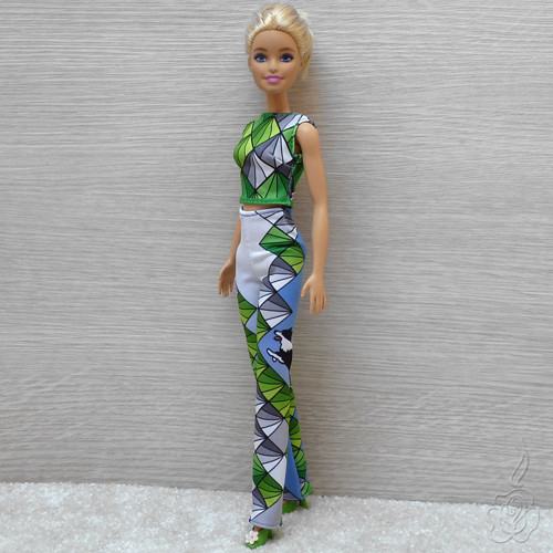 Kalhoty a top pro Barbie — foto 5