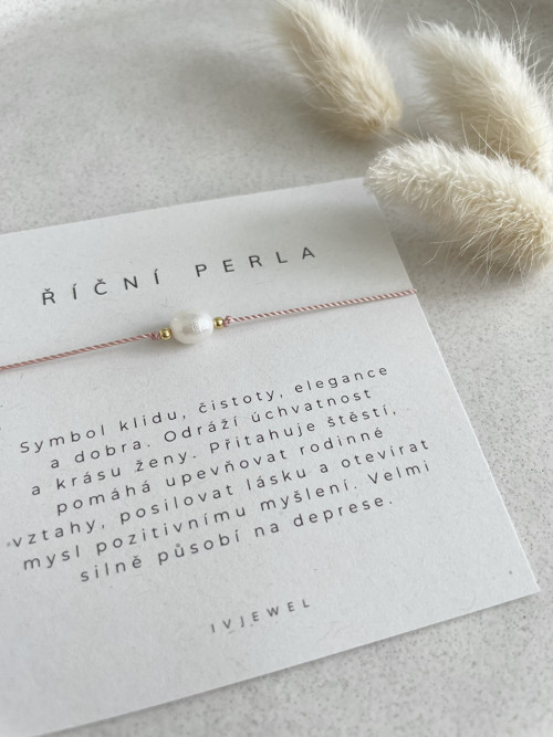 Náramek s říční perlou — foto 3