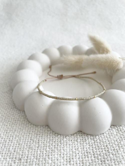 Miyuki náramek - light beige — foto 2