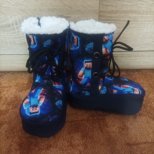 Boty s kožíškem na zip — foto 3