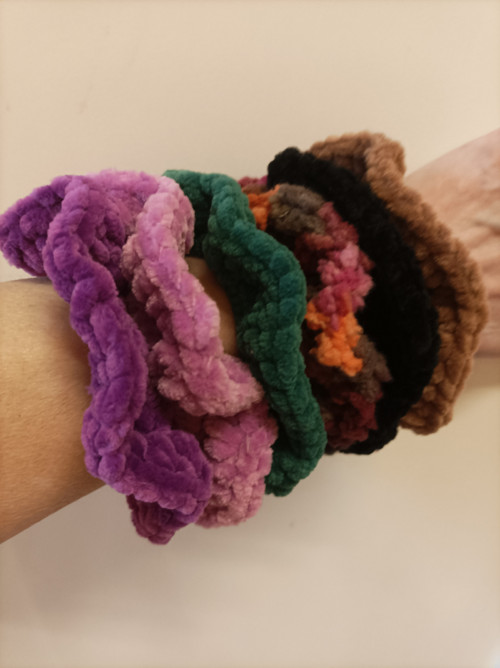 Scrunchie gumičky — foto 4