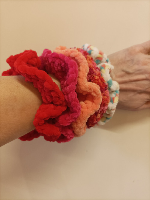 Scrunchie gumičky — foto 3